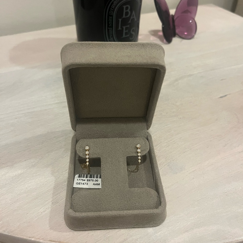 14 karat gold earrings